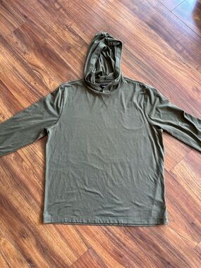 Nordstrom Men's Olive Hoodie Pullover